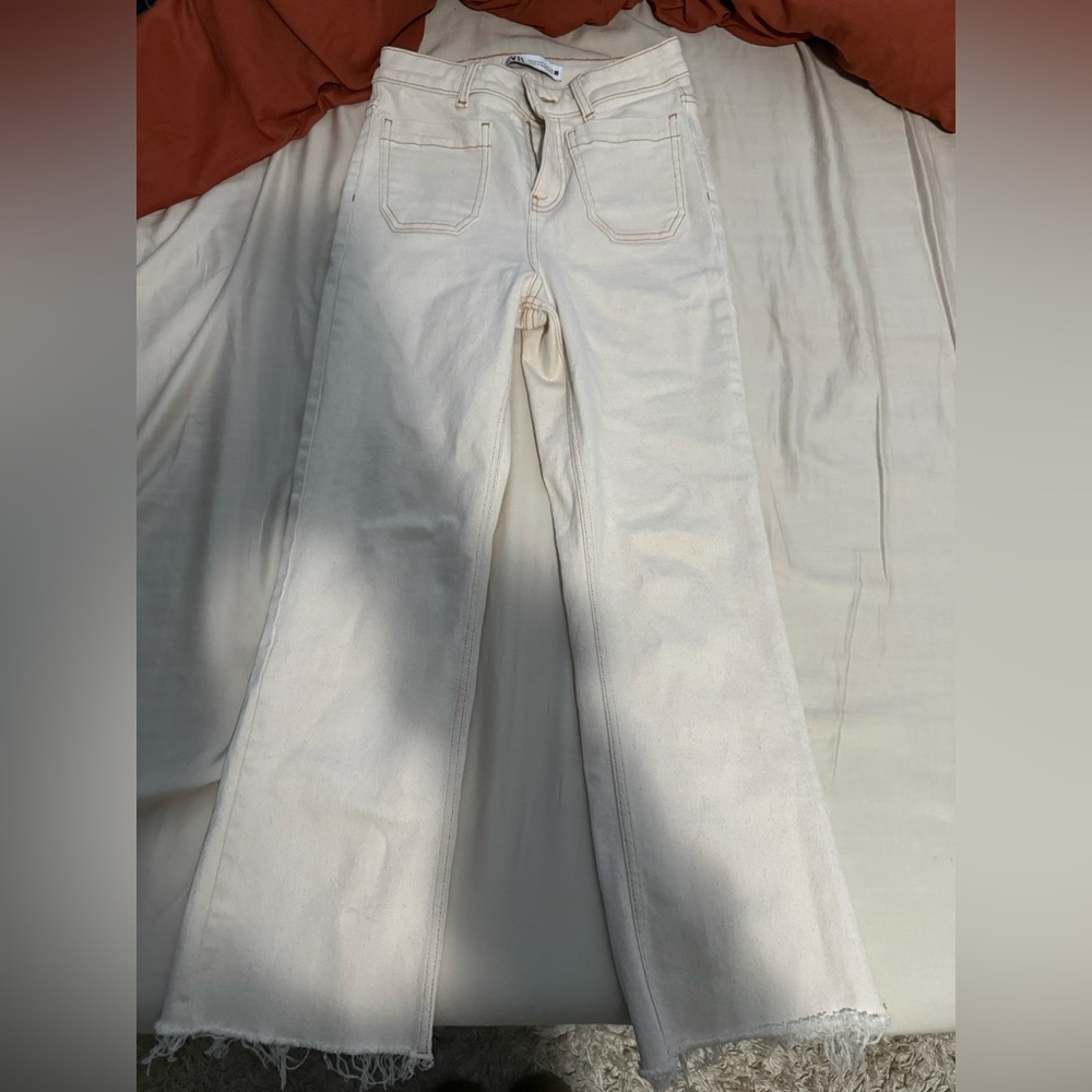 Women's Cream Jeans